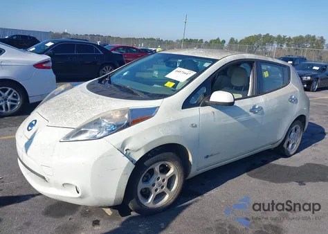 2012 Nissan Leaf Sl from USA, damaged, VIN JN1AZ0CP4CT025461